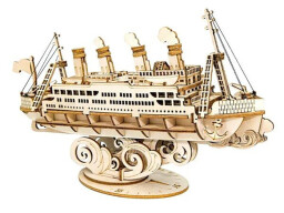 RoboTime 3D dřevěná skládačka Zaoceánský parník